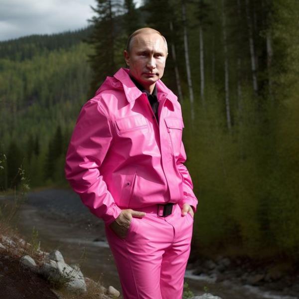 Hot pink Putin, anyone?