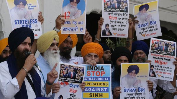 Sikh protesters in Canada