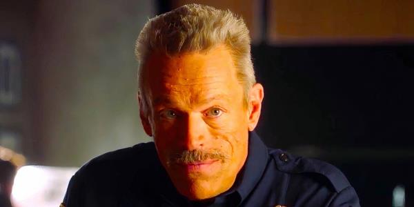 Vincent Gerrard (Brian Thompson) looking serious in 9-1-1 season 2