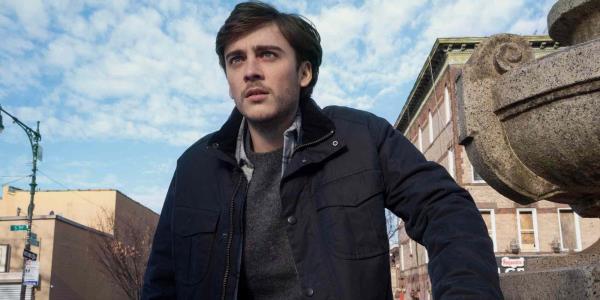 Cal (Ty Doran) standing outside and looking co<em></em>ncerned in Manifest season 4