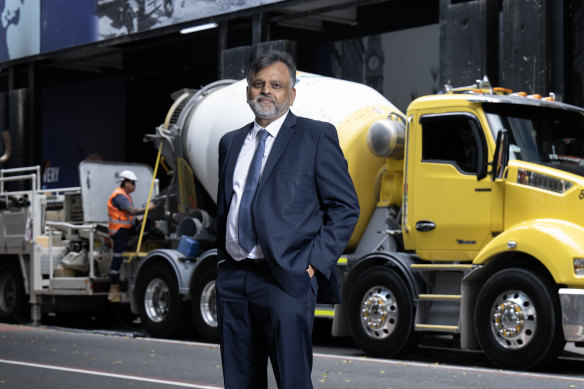 Boral boss Vik Bansal said prices for quarried products, cement (the fine powder used to make concrete), recycling, asphalt-spray and co<em></em>ncrete all rose between 3 and 9 per cent.