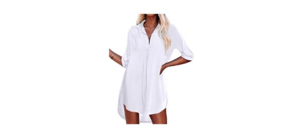 Ekouaer Women's Cover-Up Beach Dress