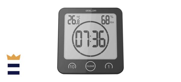 Baldr Waterproof Bathroom Shower Clock