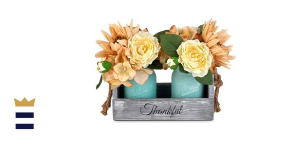 GBtroo Mason Jar Table Centerpiece